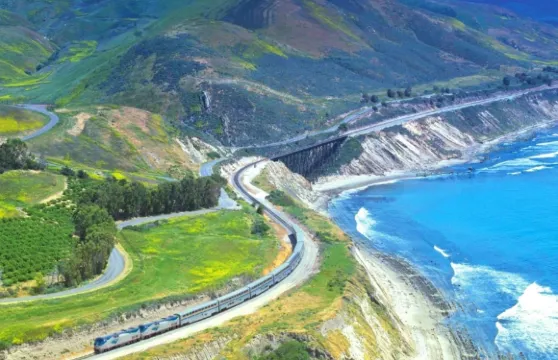 美國洛杉磯海岸星光號海景火車+聖巴巴拉一日遊