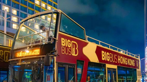 Hong Kong Open-top Sightseeing Bus Tour | Visit Temple Street Night Market