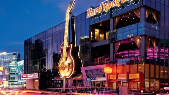 Hard Rock Cafe Las Vegas-dalen restauranger upplevelse