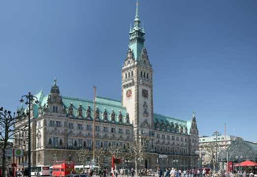 Germany + Augsburg + Rathausplatz + St. Anne's Church + Augsburger Puppenkiste