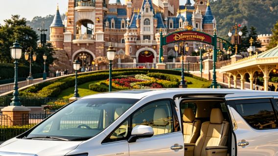 Private charter to Hong Kong Disneyland - family-friendly cross-border direct transfer from Shenzhen/Guangzhou/Zhuhai (fast customs clearance)