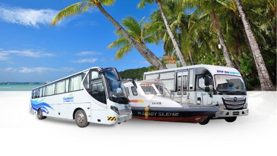 Boracay Transit (Delt) - Kalibo Lufthavn af Southwest Tours (inkluderer køretøj og båd)