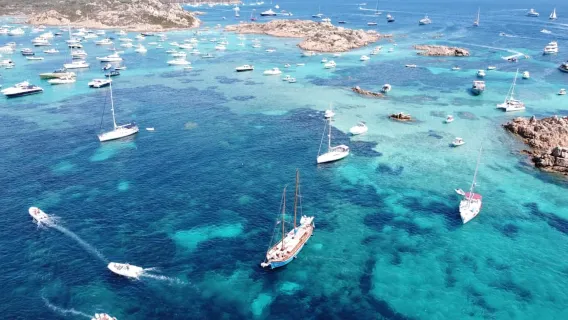 Palau: La Maddalena Archipelago Boat Tour with 4 Stops