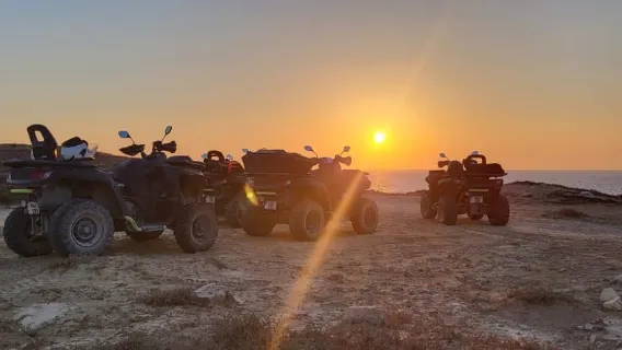 From Malta: Blue Lagoon and Gozo Tour w/Quads and Dinner