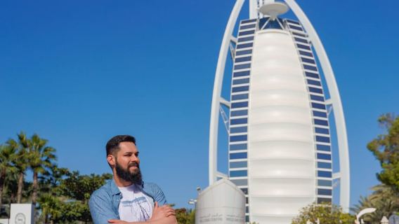 UAE Dubai Blue Mosque + Dubai Creek + Gold Souk Day Tour with Optional Dubai Frame