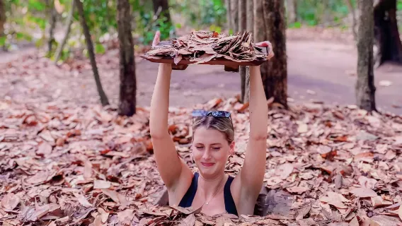 Halvdags tur til Cu Chi-tunnelerne fra Ho Chi Minh-byen