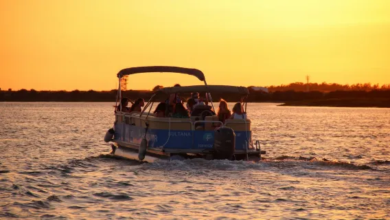 Ria Farmosa: Guided Sunset Boat Tour