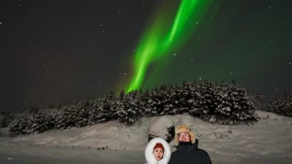 레이캬비크 출발: 북극광 사냥 슈퍼 4X4 투어