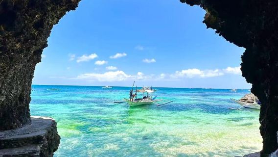 Boracay: Puka Beach & Laurel Island & Coral Garden 1-day tour|Includes snorkeling & BBQ lunch