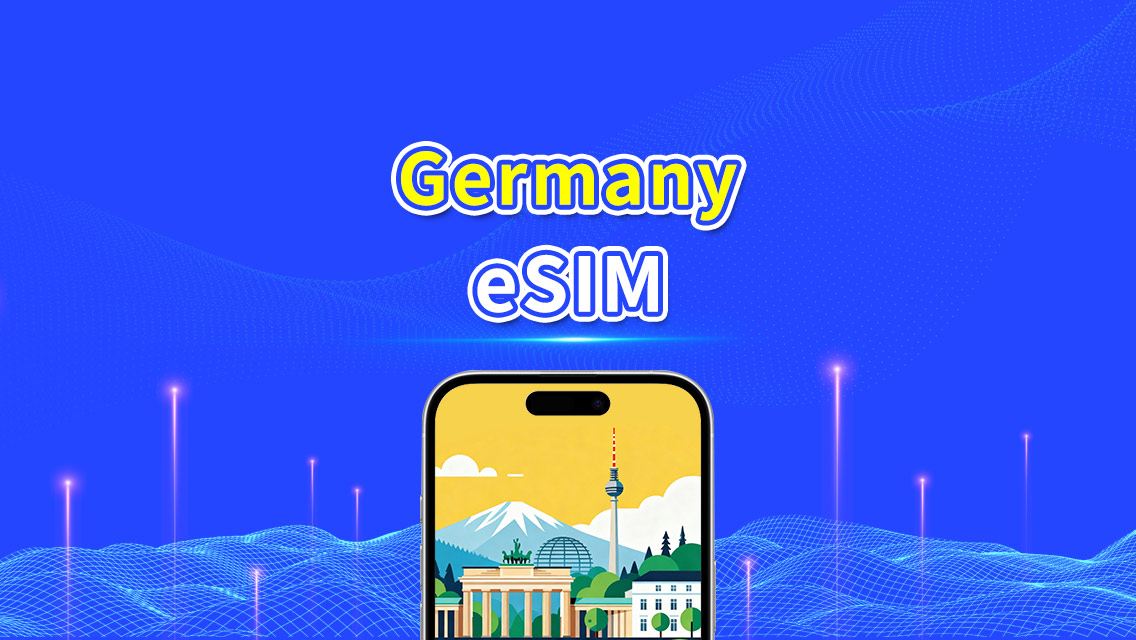 Germany eSIM | 5G/4G | Daily/Total Data Package | 24-Hour Billing | 1–30 days | QR Code