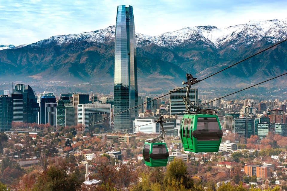 Santiago: biglietto giornaliero per autobus e funivia sali e scendi