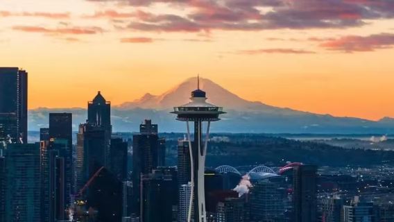 西雅圖市區派克市場+太空針塔+華盛頓大學一日遊【中文司機】