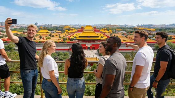 Beijing: Tur Kelompok Kecil 4 Jam (Maks 20 Orang) – Kota Terlarang & Taman Jingshan dengan Tiket Masuk