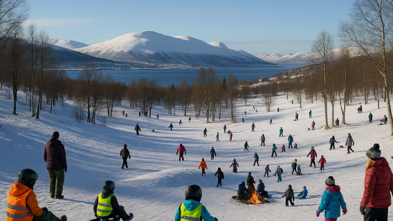 Norway|Tromso Sledding and Bonfire Experience [2H Includes Snacks]