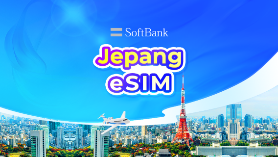 SoftBank eSIM 4G/5G Jepang | TikTok & ChatGPT Tersedia | Penagihan 24 jam | 1-30 Hari | Kode QR