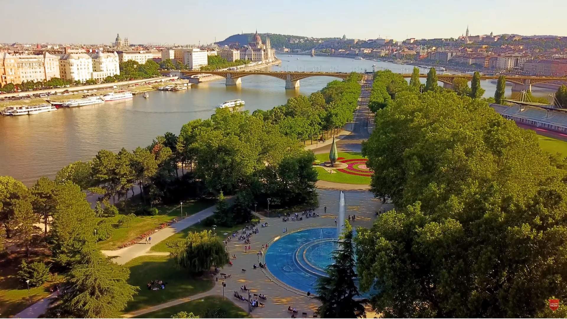 1-day private charter tour to Hungary's natural oxygen bar Margaret Island + Szentendre