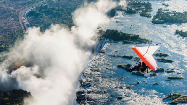 Livingstone, Zambia: Victoria Falls Mini Light Aircraft Aerial Sightseeing