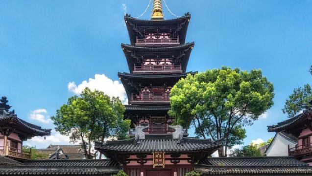 ทัวร์ 1 วัน สวนป่าสิงโตซูโจว + วัดหานซาน + ถนนซานถัง / สามารถปรับแต่งได้ / มีบริการไกด์นำเที่ยวให้เลือก