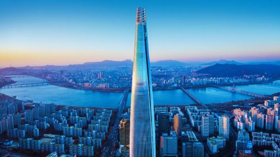 Vé trải nghiệm đài ngắm cảnh Seoul Sky tại Seoul (biểu tượng Seoul + Lotte World Tower + trải nghiệm đắm chìm + tùy chọn Lotte World/Thủy cung)