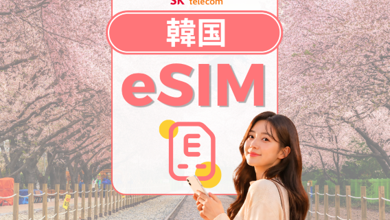 韓国 eSIM | SKテレコム 5G 4G データ| ChatGPT利用可能 | 電話番号付き | QRコード