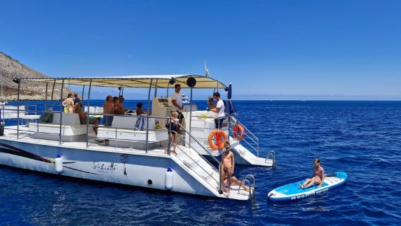 Castellammare del Golfo: Catamaran Tour of the Zingaro Reserve and Scopello