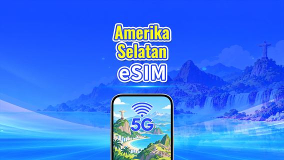 eSIM Amerika Selatan | 5G/4G | Pakej Data Harian/Total | 1–30 hari | Pengebilan 24 Jam | Kod QR