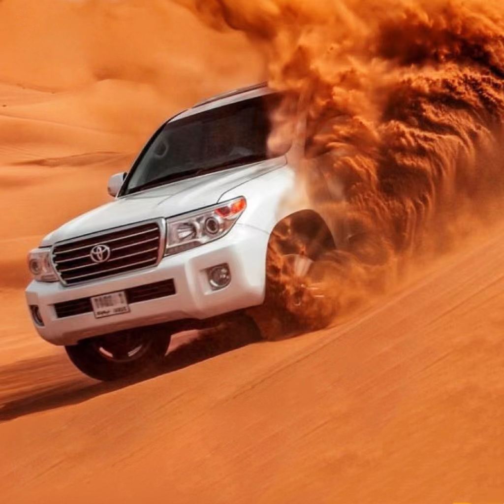 [Safari nel deserto di Abu Dhabi] Esperienza di dune bashing nel campo del deserto più popolare di Abu Dhabi/tramonto nel deserto/spettacoli tradizionali/bevande analcoliche gratuite/trasferimento dall'hotel