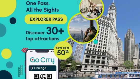 Tiket Go City Chicago Select [Resmi/Termasuk 30+ Atraksi Populer/Dek Observasi Chicago 360°/Terbang di Atas Chicago]|Tiket Penjelajah Chicago