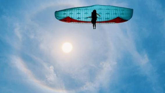 重慶萬盛蒙特內哥羅谷飛行營地滑翔傘飛行體驗【飛行高度500公尺+專業教練+贈送GoPro視訊】