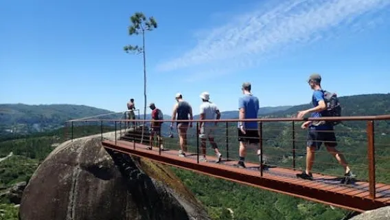 Waterfall, Lagoon and Old Village in Peneda-Gerês National Park