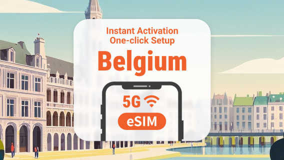 Belgium 5G eSIM | Multiple Networks | 1–30 Days | Instant QR