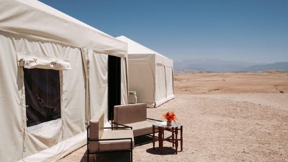Marrakech: Menginap Unik di Gurun Agafay dengan Makan Malam