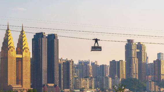 Chongqing Yangtze River Cableway + Great Hall + Zhazidong + Liziba: 1-day Cultural Tour of Mountain City Chongqing