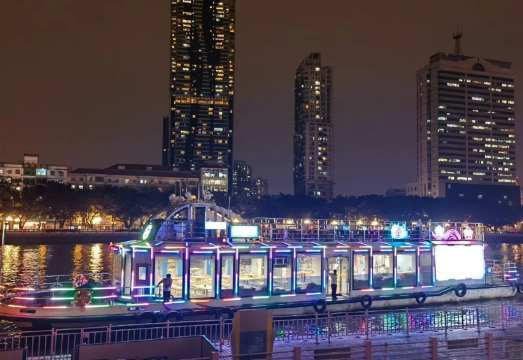 Guangzhou Pearl River Night Cruise + Standard Cruise Meal + Experience Modern Cityscape