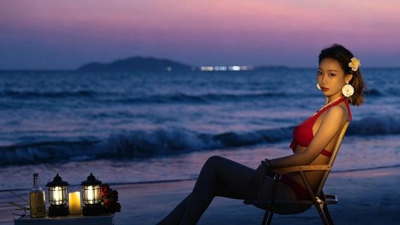 Hainan Sanya Yemeng West Island reisfotografie (zonsondergang eiland + ervaren fotograaf + ontspannen vakantiestijl)
