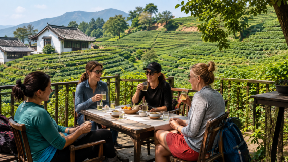Hangzhou 1-day tour|West Lake cruise + Nine Creeks and Eighteen Gullies hiking + Meijiawu tea garden Hanfu dressing experience