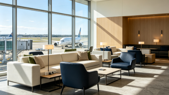 Sala VIP del Aeropuerto Internacional de Sídney-Kingsford Smith (SYD) | Terminales T1/T2/T3 | Vale de uso para sala VIP | Salidas internacionales/nacionales | Escala/descanso