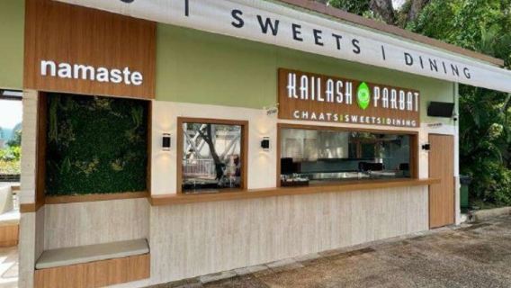 Kailash Parbat ινδικό vegetarian εστιατόριο Σετ τσαγιού