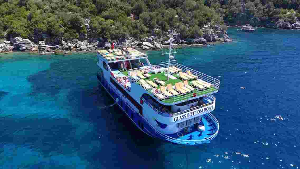 Full-Day Glass bottom Semi Submarine Cruise in Marmaris