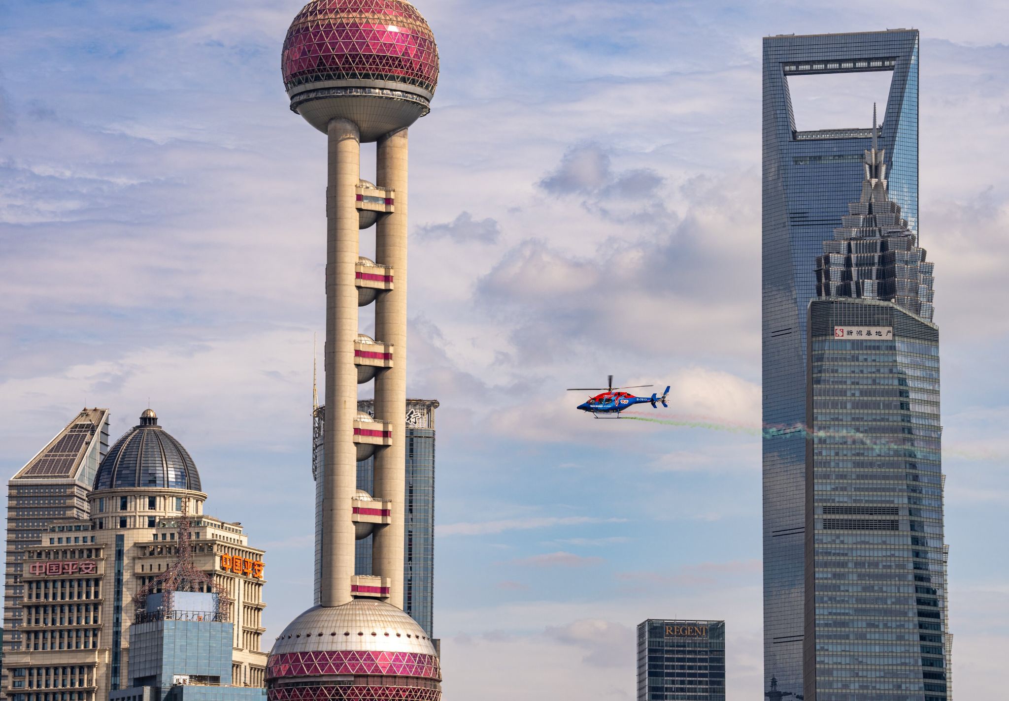 上海星野直升機飛行基地直升機觀光黃浦江·陸家嘴·外灘【可選迪士尼（煙花秀）+可選日夜航+可訂製VIP包機】