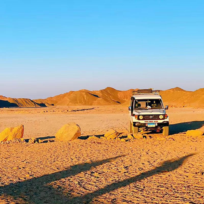Egypt Red Sea Morning Desert Safari with Sunset, Jeep, ATV, Karting in Hurghada