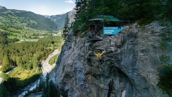 Canyon Swing Grindelwald Glacier Canyon