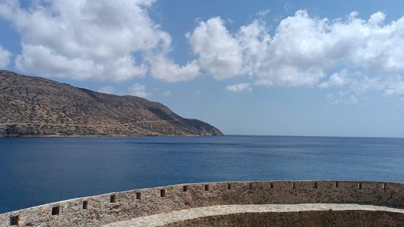 Depuis la Crète : visite guidée de Spinalonga et déjeuner dans une taverne locale