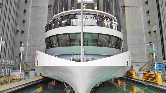 三峽垂直升船機+三峽大壩旅遊區獨立私家團包車一日遊小團