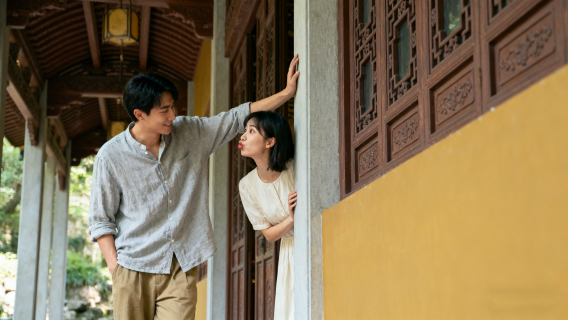 杭州上天珠法渓講寺旅行写真【フォローアップ写真、親子写真、カップル、ガールフレンド、子供、家族旅行の写真】