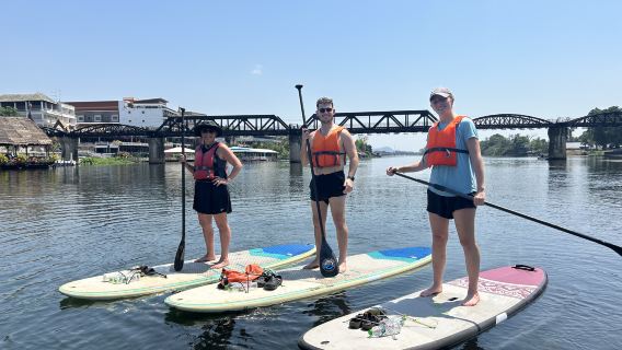 Kanchanaburi River Kwai SUP Paddleboarding Tour with Transfer