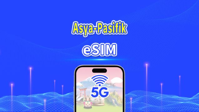 Asya-Pasifik Çok Ülkeli eSIM | 5G/4G | Yüksek Hızlı İnternet | Günlük Paket/Veri Paketi | 24 Saat | 1-30 Gün | QR Kodu
