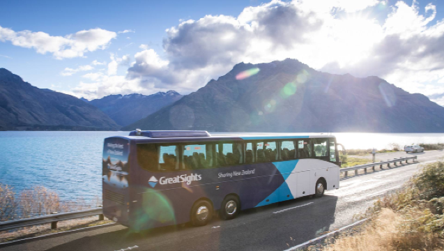 Billete de autobús Christchurch/Queenstown/Monte Cook (excursión de un día al Monte Cook, autobús interurbano)
