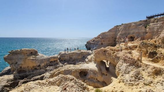 Guided Excursion from Faro: Marinha, Benagil, Algar Seco and the Seven Hanging Valleys