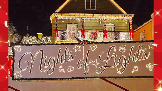 St Augustine: Nights of Lights Tour on Premium Electric Cart